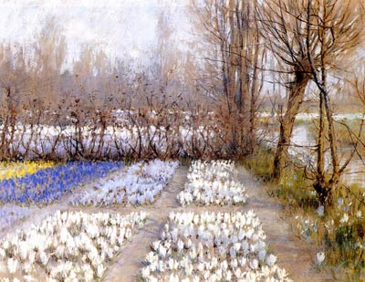 Spring Crosuc Fields by George Hitchcock