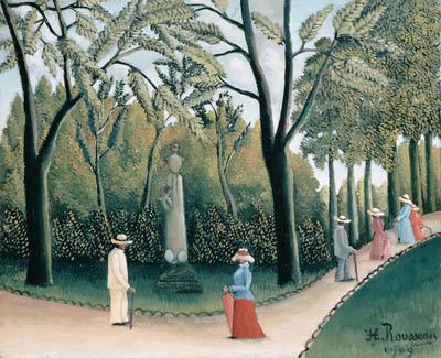 The Luxembourg Gardens. Monument to Chopin Henri Rousseau