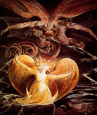 The Great Red Dragon and the Woman Clothed in the Sun William Bl
