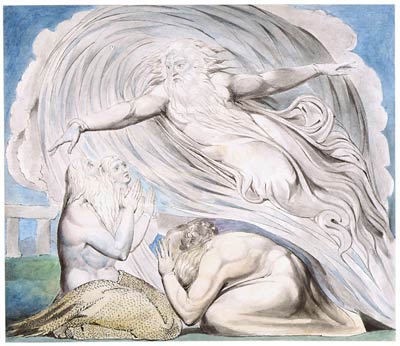 The Lord answering Job out of the whirlwind William Blake