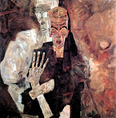 Death and man Egon Schiele