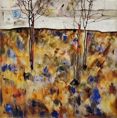 Winter Trees Egon Schiele