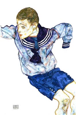 Boy in a Sailor Suit Egon Schiele
