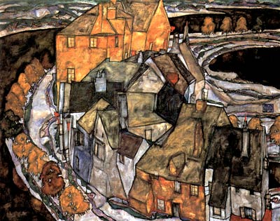 The house elbow or island city Egon Schiele