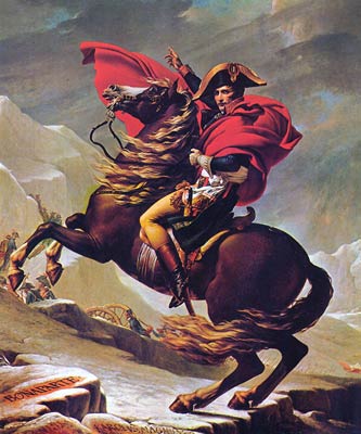 Napoleon Crossing the Alps Jacques-Louis David