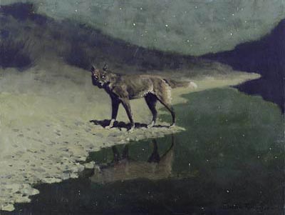 Moonlight, Wolf Frederic Remington