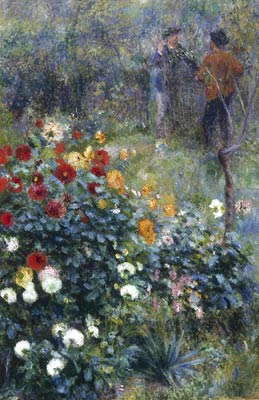 Garden in the rue Cortot, Montmartre Pierre-Auguste Renoir