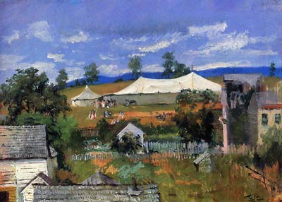 Circus Tent in Woodstock Frank Buchser