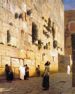 Solomon's Wall Jerusalem Jean Leon Gerome