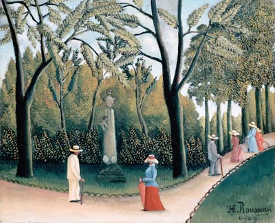 The Luxembourg Gardens - Monument to Chopin Henri Rousseau