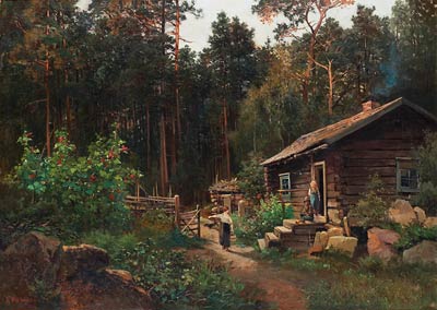 Cottage at the Forest Edge Josefina Holmlund