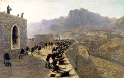 Defence of Bayazet (Dogubeyaz?t) during the Russo-Turkish War of