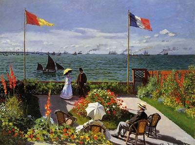 Garden at Sainte Adresse Claude Monet