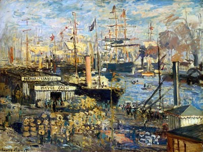 The Grand Dock at Le Havre Claude Monet