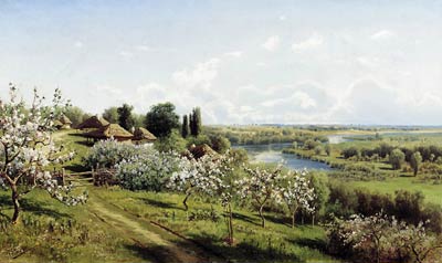 Apple blossom. In Little Russia Nikolai Sergeyev