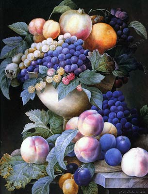 Grapes in a Vase Pierre-Joseph Redoute