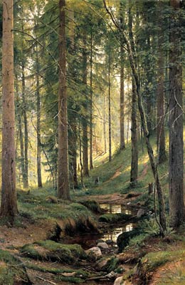 Forest Stream Shishkin, Ivan Ivanovich