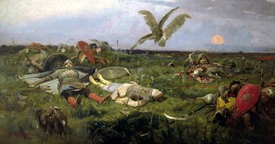 After Igor's battle with Polovtsy Viktor Vasnetsov