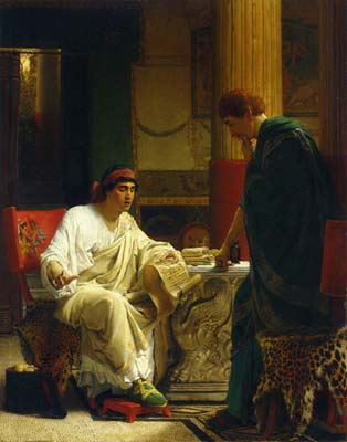 Vespasian hearing from one of his generals of the taking of jeru