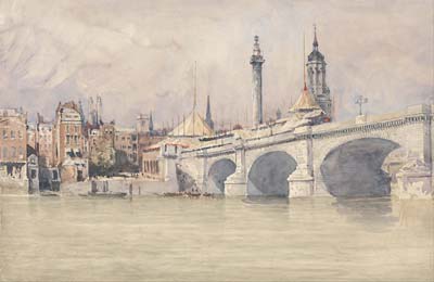 The Opening of the New London Bridge