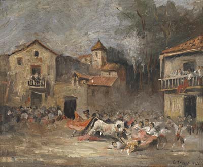 Ein Stierkampf 1868
