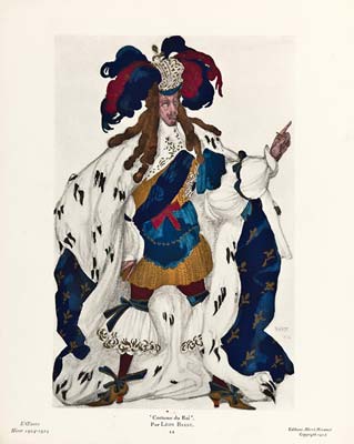 Costume du Roi from Aurelien Francois Lugne Poe Revue intern