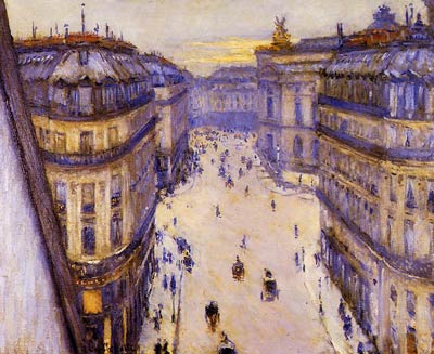Rue Halevy, Seen from the Sixth Floor Gustave Caillebotte