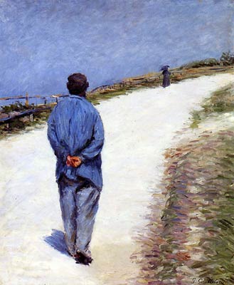 Man in a Smock Gustave Caillebotte