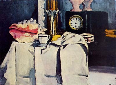 The black marble clock Paul Cezanne