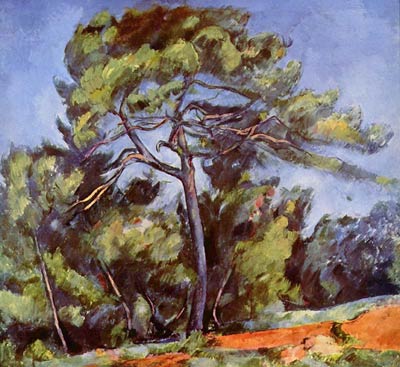 The large Pine Paul Cezanne