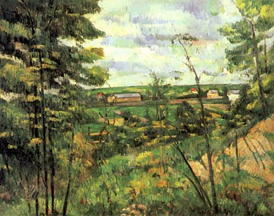 The valley of Oise Paul Cezanne