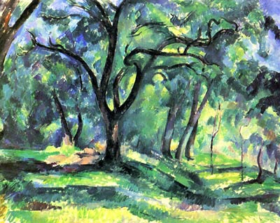 Small forest Paul Cezanne