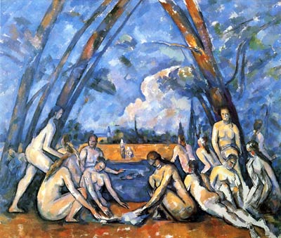 The large bathing Paul Cezanne