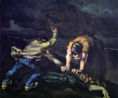 The murder Paul Cezanne