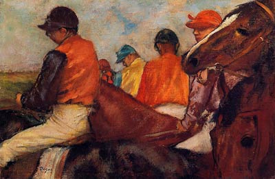 Jockeys Edgar Degas