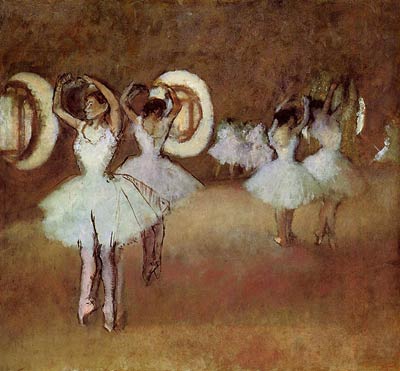 Dance Rehearsal in theStudio of the Opera Edgar Degas