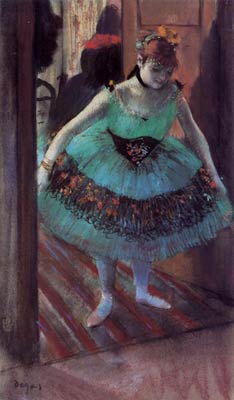 Dancer Leaving Her Dressing Room Edgar Degas