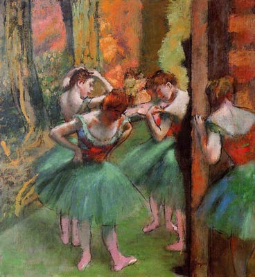 Dancers, Pink and Green Edgar Degas