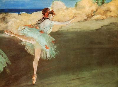 The Star - Dancer on Point Edgar Degas
