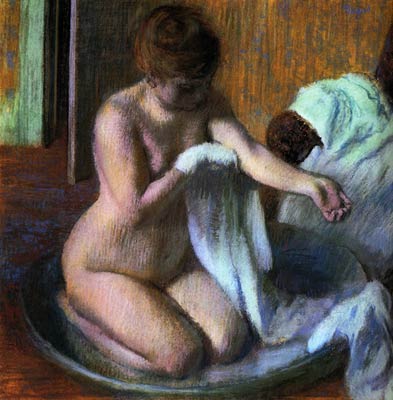 Woman in a tub Edgar Degas