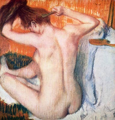 woman with the toilet Edgar Degas