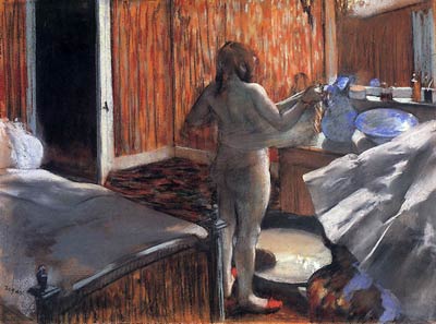 Woman at Her Bath Edgar Degas