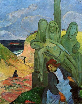 Green Christ aka Breton Calvary Paul Gauguin