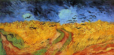 Wheat Field with Crows Vincent Van Gogh