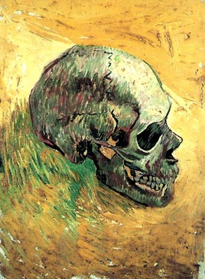 Skull (side) 1887 Vincent Van Gogh