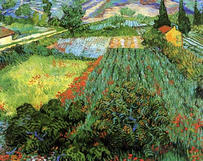Field with Poppies 1889 Van Gogh