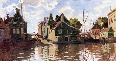 Canal in Zaandam Claude Monet