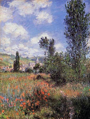 Lane in the Poppy Fields, Ile Saint-Martin Monet