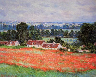 Poppy Field at Giverny Claude Monet