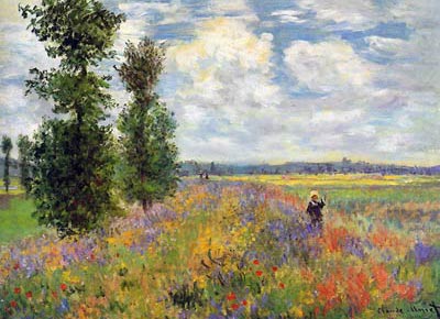 Poppy Field, Argenteuil Claude Monet